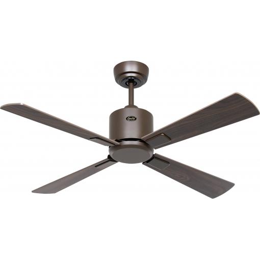 CasaFan ECO NEO III 103 BZ-NB/KI WiFi Flügel Nussbaum/Kirsche stropní ventilátor 16 W (Ø x v) 103 cm x 360 mm bronzová s dálkovým ovládáním, s časovačem,