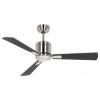 CasaFan ECO NEO III 103 BN-WN/SI WiFi Flügel Wenge/silber stropní ventilátor 16 W (Ø x v) 103 cm x 360 mm chrom (kartáčovaný) s dálkovým ovládáním, s