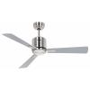 CasaFan ECO NEO III 103 BN-WE/LG WiFi Flügel Weiß/Lichtgrau stropní ventilátor 16 W (Ø x v) 103 cm x 360 mm chrom (kartáčovaný) s dálkovým ovládáním, s