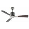CasaFan ECO NEO III 103 BN-NB/KI WiFi Flügel Nussbaum/Kirsche stropní ventilátor 16 W (Ø x v) 103 cm x 360 mm chrom (kartáčovaný) s dálkovým ovládáním, s