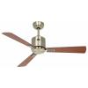 CasaFan ECO NEO III 103 MA-NB/KI WiFi Flügel Nussbaum/Kirsche stropní ventilátor 16 W (Ø x v) 103 cm x 360 mm starožitná mosaz s dálkovým ovládáním, s