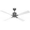 CasaFan ECO NEO III 132 BG-WE/LG WiFi Flügel Weiß/Lichtgrau stropní ventilátor 27 W (Ø x v) 132 cm x 360 mm čedičově šedá s dálkovým ovládáním, s časovačem,