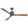 CasaFan ECO NEO III 132 BG-SW/TK WiFi Flügel Schwarz/Teak stropní ventilátor 27 W (Ø x v) 132 cm x 360 mm čedičově šedá s dálkovým ovládáním, s časovačem,