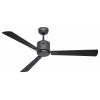 CasaFan ECO NEO III 132 BG-SW/TK WiFi Flügel Schwarz/Teak stropní ventilátor 27 W (Ø x v) 132 cm x 360 mm čedičově šedá s dálkovým ovládáním, s časovačem,
