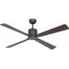 CasaFan ECO NEO III 132 BG-NB/KI WiFi Flügel Nussbaum/Kirsche stropní ventilátor 27 W (Ø x v) 132 cm x 360 mm čedičově šedá s dálkovým ovládáním, s časovačem,