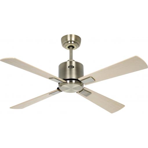 CasaFan ECO NEO III 103 MA-AH/BU WiFi Flügel Ahorn/Buche stropní ventilátor 16 W (Ø x v) 103 cm x 360 mm starožitná mosaz s dálkovým ovládáním, s časovačem,