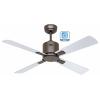 CasaFan ECO NEO III 103 BZ-WN/SI WiFi Flügel Wenge/silber stropní ventilátor 16 W (Ø x v) 103 cm x 360 mm bronzová s dálkovým ovládáním, s časovačem, vhodný i