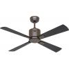 CasaFan ECO NEO III 103 BZ-SW/TK WiFi Flügel Schwarz/Teak stropní ventilátor 16 W (Ø x v) 103 cm x 360 mm bronzová s dálkovým ovládáním, s časovačem, vhodný i
