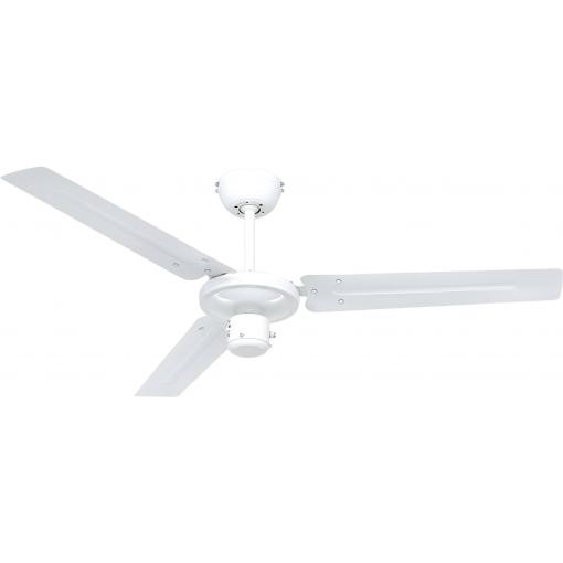 CasaFan TRISTAR-Z 120 WE Flügel Weiß stropní ventilátor 59 W (Ø x v) 122 cm x 270 mm bílá vhodný i pro zimní provoz