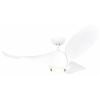 CasaFan ECO HELIX 132 WE Flügel Kunststoff weiß stropní ventilátor 31 W (Ø x v) 132 cm x 180 mm bílá s osvětlením