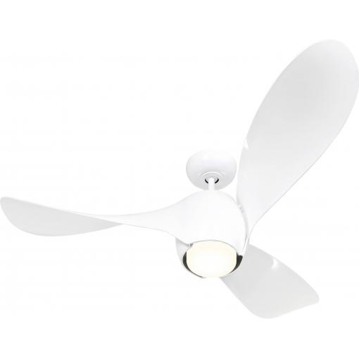 CasaFan ECO HELIX 132 WE Flügel Kunststoff weiß stropní ventilátor 31 W (Ø x v) 132 cm x 180 mm bílá s osvětlením