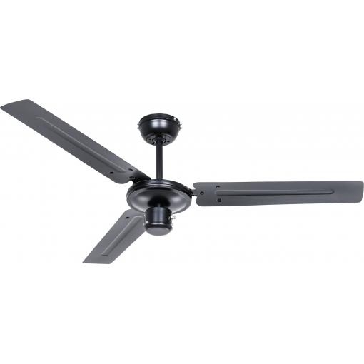 CasaFan TRISTAR-Z 120 SW Flügel Schwarz stropní ventilátor 59 W (Ø x v) 122 cm x 270 mm černá vhodný i pro zimní provoz