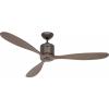 CasaFan AEROPLAN ECO 132 BZ-NB Flügel Massivholz Nussbaum stropní ventilátor 27 W (Ø x v) 132 cm x 310 mm bronzová s dálkovým ovládáním, s časovačem, vhodný i