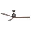 CasaFan AEROPLAN ECO 132 BZ-NB Flügel Massivholz Nussbaum stropní ventilátor 27 W (Ø x v) 132 cm x 310 mm bronzová s dálkovým ovládáním, s časovačem, vhodný i