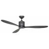 CasaFan AEROPLAN ECO 132 BG-SW Flügel Massivholz Schwarz stropní ventilátor 27 W (Ø x v) 132 cm x 310 mm čedičově šedá s dálkovým ovládáním, s časovačem,