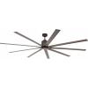 CasaFan BIG SMOOTH ECO 220 BZ-BZ Flügel Bronze stropní ventilátor 35 W (Ø x v) 224 cm x 460 mm bronzová s dálkovým ovládáním, s časovačem, vhodný i pro zimní