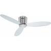 CasaFan ECO PLANO II 112 BN-SI WiFii stropní ventilátor 13 W (Ø x v) 112 cm x 160 mm chrom (kartáčovaný) s dálkovým ovládáním, s časovačem, vhodný i pro zimní