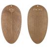 CasaFan CLASSIC OUTDOOR 132 BZ-PR Flügel Kunststoff Palme/Rattan braun stropní ventilátor 61 W (Ø x v) 132 cm x 375 mm bronzová vhodný i pro zimní provoz
