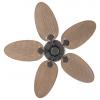 CasaFan CLASSIC OUTDOOR 132 BZ-PR Flügel Kunststoff Palme/Rattan braun stropní ventilátor 61 W (Ø x v) 132 cm x 375 mm bronzová vhodný i pro zimní provoz