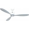 CasaFan AEROPLAN ECO 132 WE-LG Flügel Massivholz Lichtgrau stropní ventilátor 27 W (Ø x v) 132 cm x 310 mm bílá s dálkovým ovládáním, s časovačem, vhodný i pro