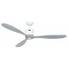 CasaFan AEROPLAN ECO 132 WE-LG Flügel Massivholz Lichtgrau stropní ventilátor 27 W (Ø x v) 132 cm x 310 mm bílá s dálkovým ovládáním, s časovačem, vhodný i pro