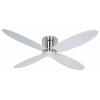 CasaFan ECO PLANO II 132 BN-SI WiFi Flügel lack silber stropní ventilátor 28 W (Ø x v) 132 cm x 160 mm chrom (kartáčovaný) s dálkovým ovládáním, s časovačem,