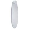 CasaFan ECO PLANO II 132 BN-SI WiFi Flügel lack silber stropní ventilátor 28 W (Ø x v) 132 cm x 160 mm chrom (kartáčovaný) s dálkovým ovládáním, s časovačem,