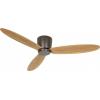 CasaFan ECO PLANO II 132 BZ-EN WiFi Flügel Eiche natur stropní ventilátor 28 W (Ø x v) 132 cm x 160 mm bronzová s dálkovým ovládáním, s časovačem, vhodný i pro