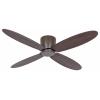 CasaFan ECO PLANO II 132 BZ-NB WiFi Flügel Nussbaum stropní ventilátor 28 W (Ø x v) 132 cm x 160 mm bronzová s dálkovým ovládáním, s časovačem, vhodný i pro