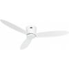 CasaFan ECO PLANO II 132 WE-WE WiFi Flügel lack weiß stropní ventilátor 28 W (Ø x v) 132 cm x 160 mm bílá s dálkovým ovládáním, s časovačem, vhodný i pro zimní