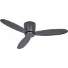 CasaFan ECO PLANO II 112 BG-BG WiFi Flügel lack basaltgrau stropní ventilátor 13 W (Ø x v) 112 cm x 160 mm čedičově šedá s dálkovým ovládáním, s časovačem,