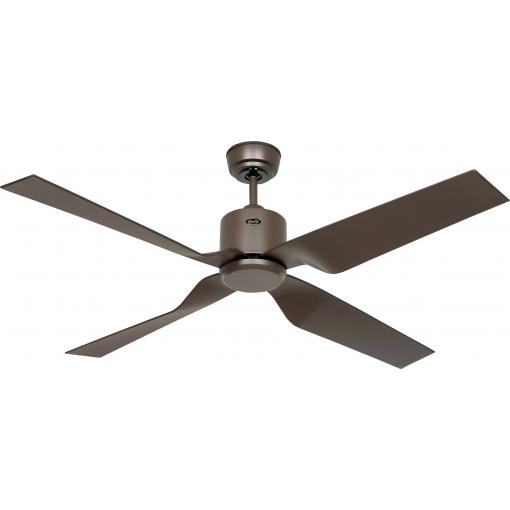 CasaFan ECO VENTOS IP44 132 BZ-BZ WiFi Flügel bronze stropní ventilátor 26 W (Ø x v) 132 cm x 435 mm bronzová s dálkovým ovládáním, s časovačem, vhodný i pro