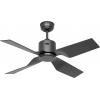 CasaFan ECO VENTOS IP44 102 BG-BG WiFi Flügel basaltgrau stropní ventilátor 25 W (Ø x v) 102 cm x 435 mm čedičově šedá s dálkovým ovládáním, s časovačem,