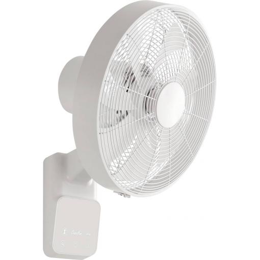 CasaFan AIROS ECO DESIGN WALL WE nástěnný ventilátor 45 W (Ø x v) 404 cm x 540 mm bílá s dálkovým ovládáním, s časovačem
