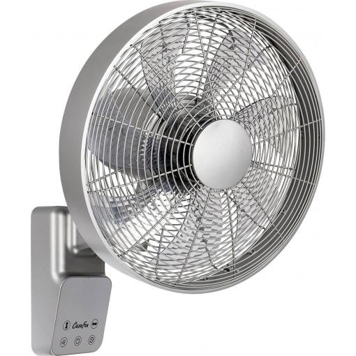 CasaFan AIROS ECO DESIGN WALL TS nástěnný ventilátor 45 W (Ø x v) 404 cm x 540 mm titanová stříbrná s dálkovým ovládáním, s časovačem