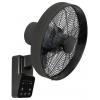 CasaFan AIROS ECO DESIGN WALL SW nástěnný ventilátor 25 W (Ø x v) 40 cm x 540 mm černá s dálkovým ovládáním, s časovačem