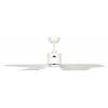 CasaFan ECO VENTOS IP44 132 WE-WE WiFi Flügel weiß stropní ventilátor 26 W (Ø x v) 132 cm x 435 mm bílá s dálkovým ovládáním, s časovačem, vhodný i pro zimní