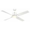 CasaFan ECO VENTOS IP44 132 WE-WE WiFi Flügel weiß stropní ventilátor 26 W (Ø x v) 132 cm x 435 mm bílá s dálkovým ovládáním, s časovačem, vhodný i pro zimní
