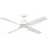 CasaFan ECO VENTOS IP44 132 WE-WE WiFi Flügel weiß stropní ventilátor 26 W (Ø x v) 132 cm x 435 mm bílá s dálkovým ovládáním, s časovačem, vhodný i pro zimní