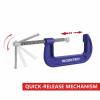 WorkPro WP232020 rychloupínač Rozpětí (max.):150 mm Vnější délka: 280 mm Délka vyložení:150 mm