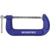 WorkPro WP232020 rychloupínač Rozpětí (max.):150 mm Vnější délka: 280 mm Délka vyložení:150 mm