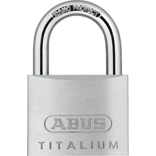 ABUS 77086 visací zámek visací zámek s profilovou vložkou, 50 mm, titan