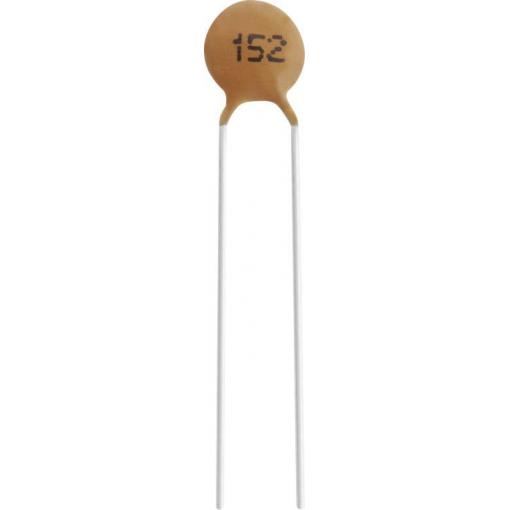 TRU COMPONENTS TC-K2,2NF500V keramický kondenzátor THT 2.2 nF 500 V 20 % 1 ks