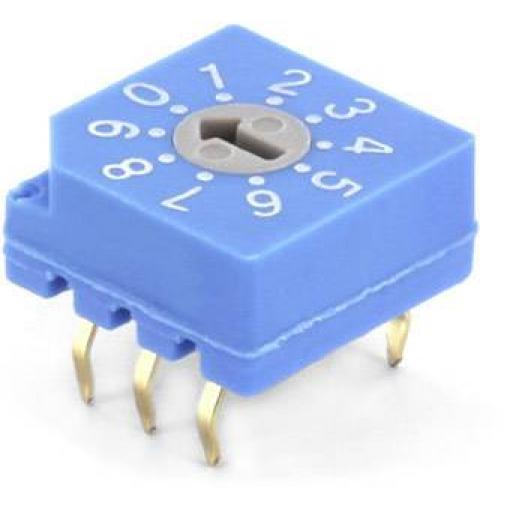 TRU COMPONENTS TC-CDS10 TC-CDS10 kódovací přepínač BCD 0-9 1 ks