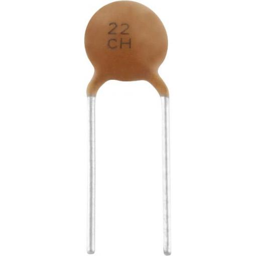TRU COMPONENTS TC-K470PF500V keramický kondenzátor THT 470 pF 500 V 10 % 1 ks