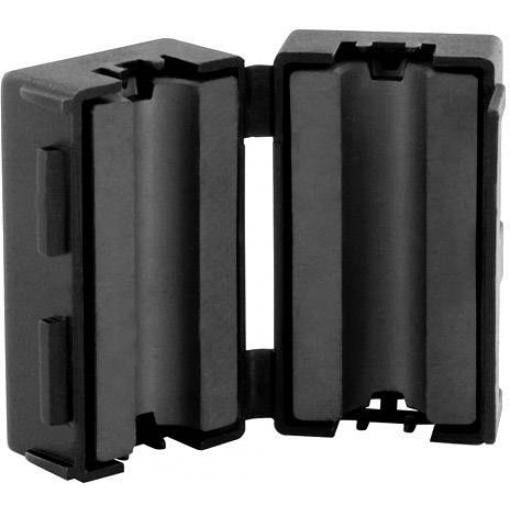TRU COMPONENTS TC-KFR65 TC-KFR65 dělený feritový filtr 200 Ω Ø kabelu (max.) 6.5 mm (d x š x v) 32.5 x 17.5 x 19.5 mm 1 ks