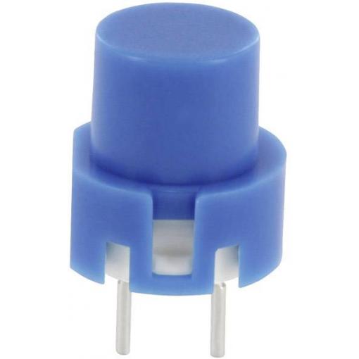 TRU COMPONENTS TC-D6BL, TC-D6BL impulzní tlačítko, 11.4 mm, 35 V/DC, 0.01 A, 1 ks