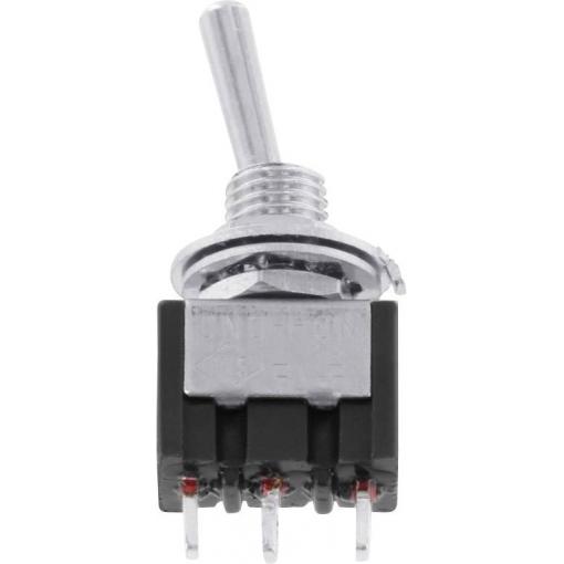 TRU COMPONENTS TC-MK313 TC-MK313 páčkový spínač 125 V/AC 1x zap/vyp/zap s aretací/0/s aretací 1 ks