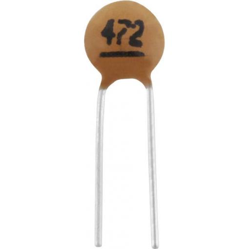 TRU COMPONENTS TC-K4,7NF5 keramický kondenzátor THT 4.7 nF 100 V 10 % 1 ks