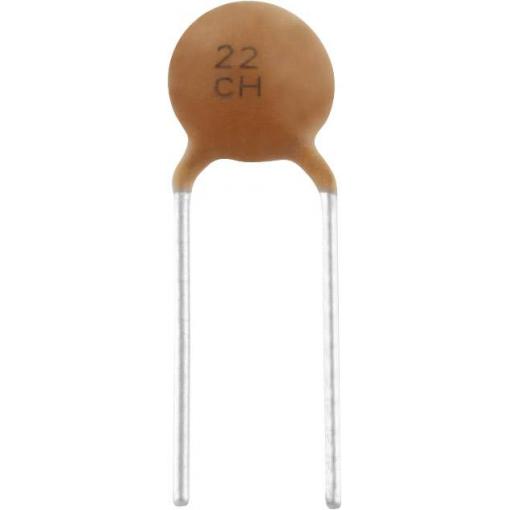 TRU COMPONENTS TC-K68PF500V keramický kondenzátor THT 68 pF 500 V 10 % 1 ks